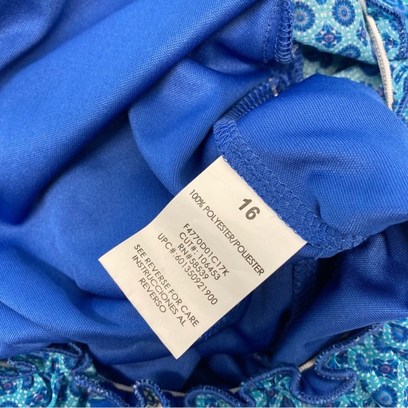 Speechless | Blue Sun Dress size 16 paisley print - Picture 11 of 13